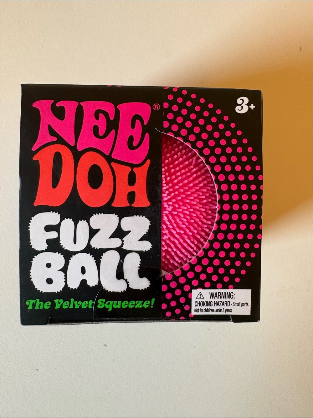 Needoh Fuzz Ball - pink